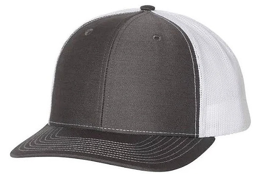 Charcoal/White - Snapback - Trucker
