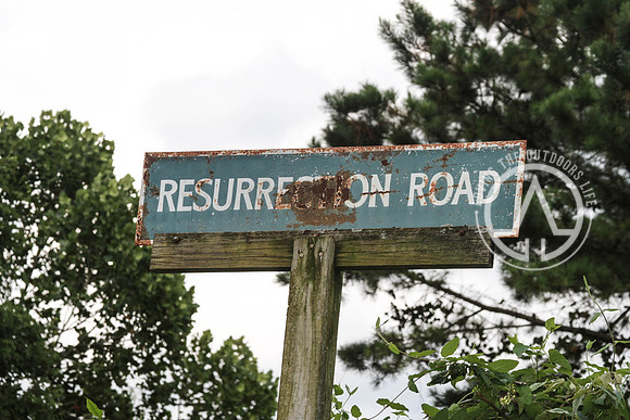 Old Road Sign