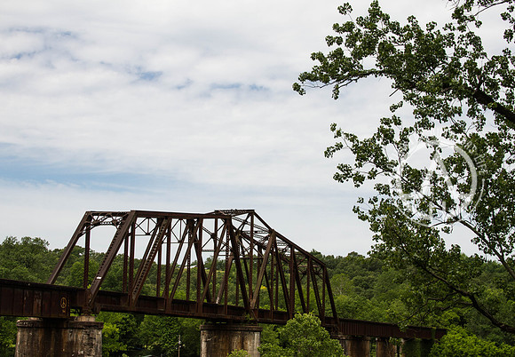 Railroad Bridge in Cotter